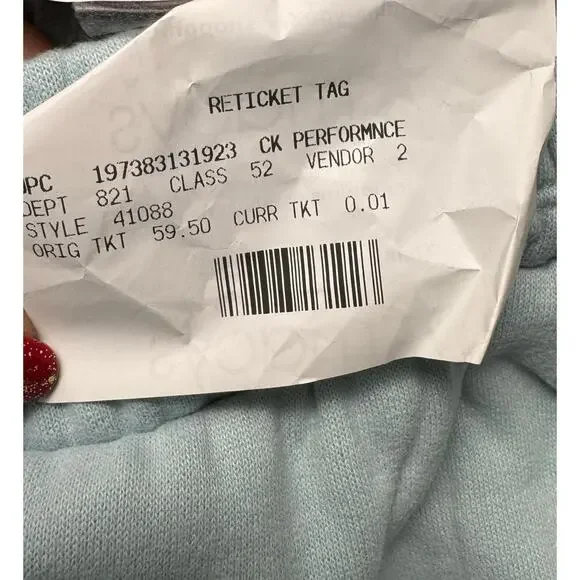 Calvin Klein Women's Fleece Logo Stripe Joggers NWOT SEA LEVEL SIZE XS - Picture 6 of 9